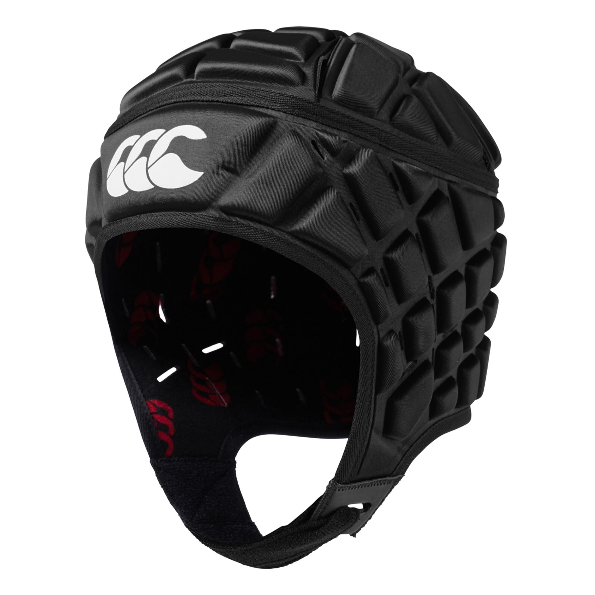 CANTERBURY Childrens/Kids Raze Rugby Headguard (Black/True Red)