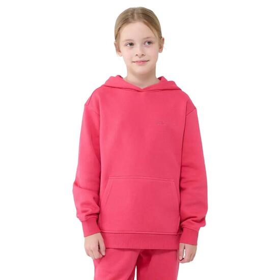 Sweat À Capuche F1854 Fille (Rose)