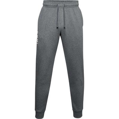 Heren rival fleece repeat logo joggingbroek (grijs)