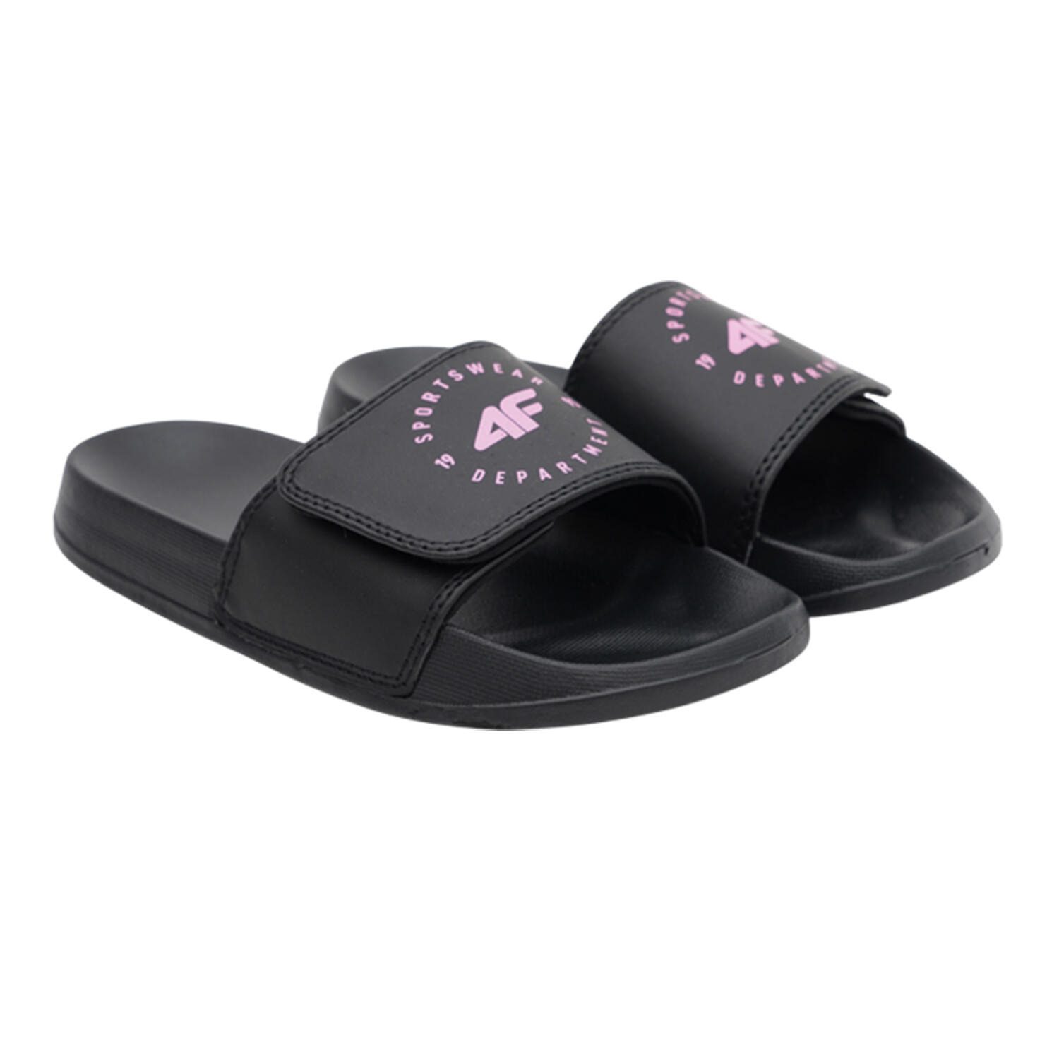 4F Deslizadores com logótipo para crianças e jovens Preto