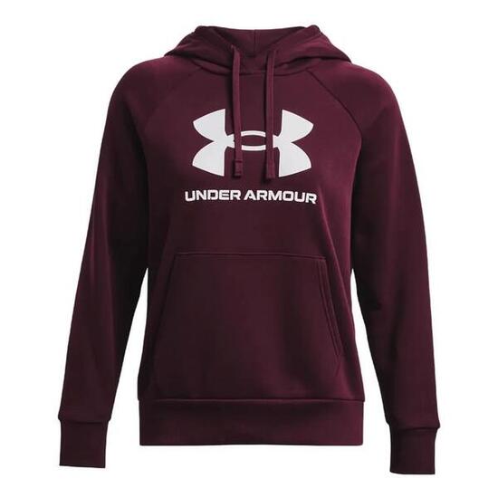 Sweat À Capuche Entraînement Style Gros Logo RIVAL Homme (Pourpre)