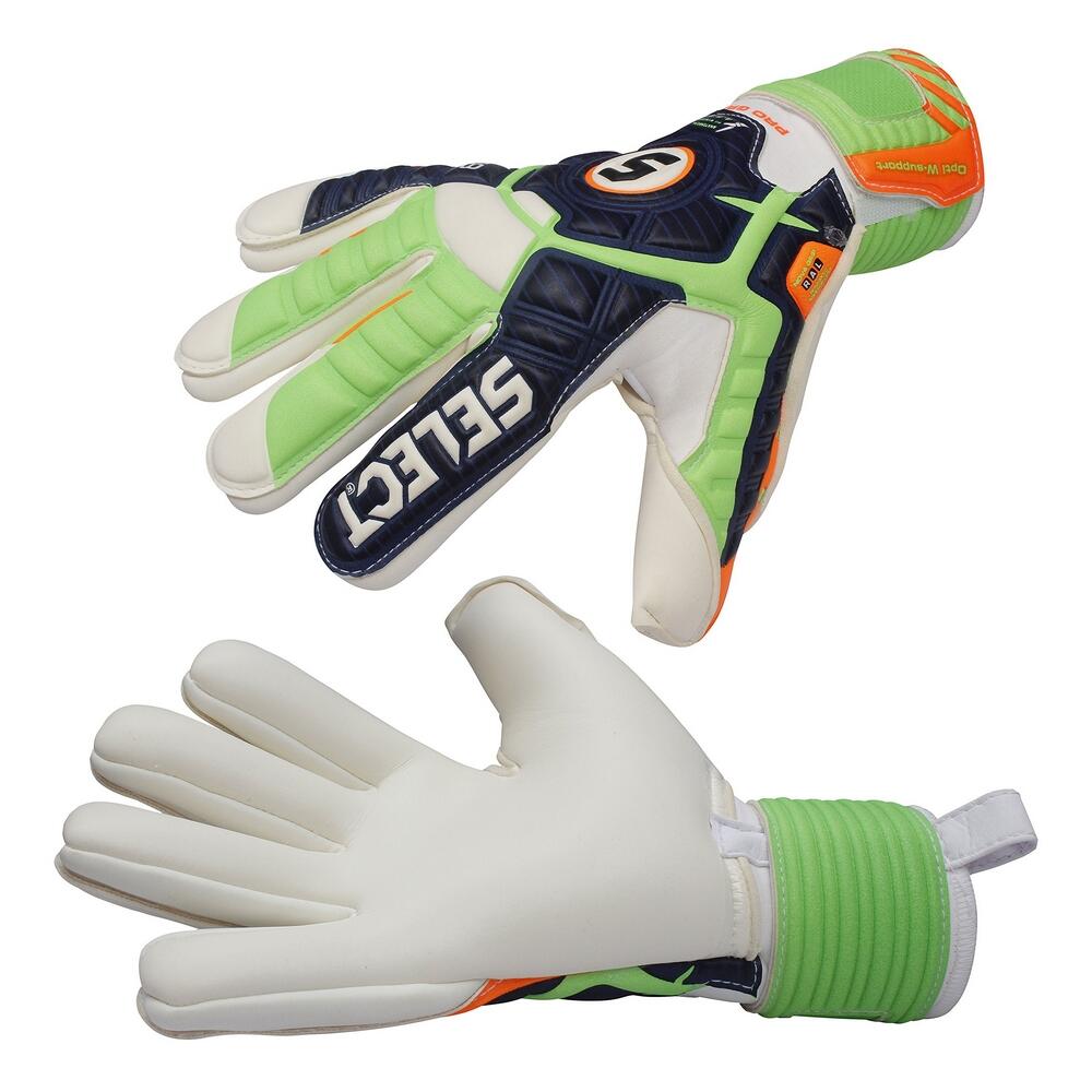 Guanti Da Portiere Adulto Unisex Select 88 ProGrip Bianco Verde 2/3