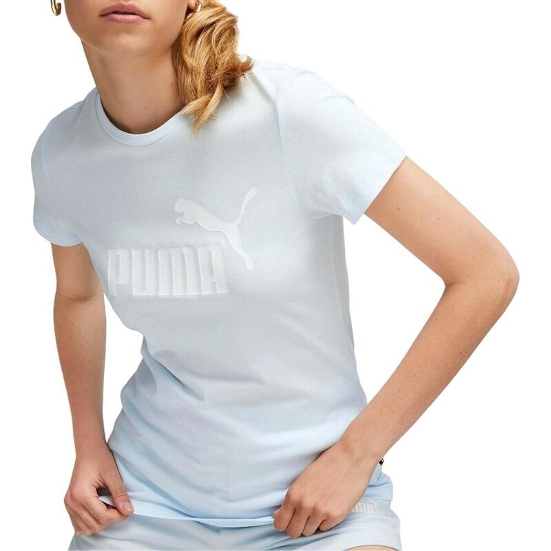 Tricou Drumeții În Natură Puma Essential Logo Femei