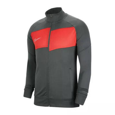 Kinder/kids academy pro drifit trainingsjack (grijs/blauw)