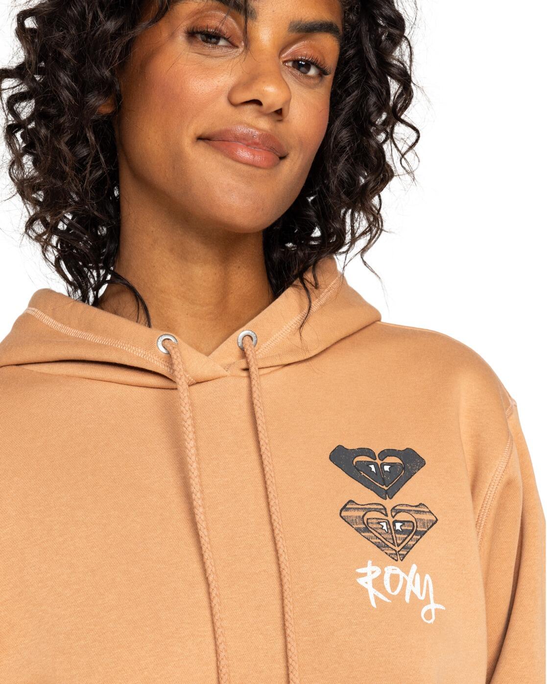 Felpa con cappuccio Roxy modello ERJFT04855-CLB0 per donne 4/5