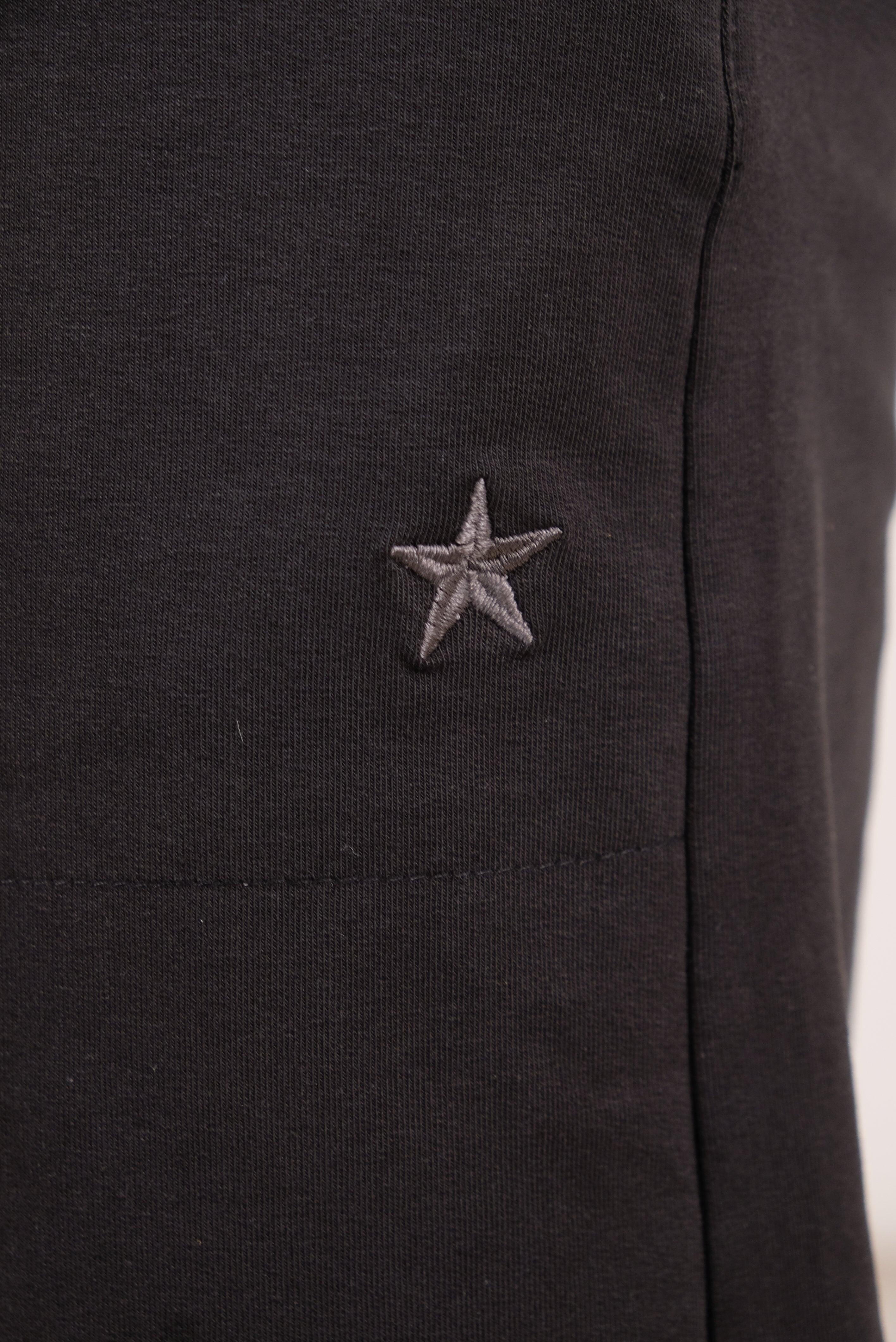 Bermuda joggers Esercito neri in cotone uomo 3/4