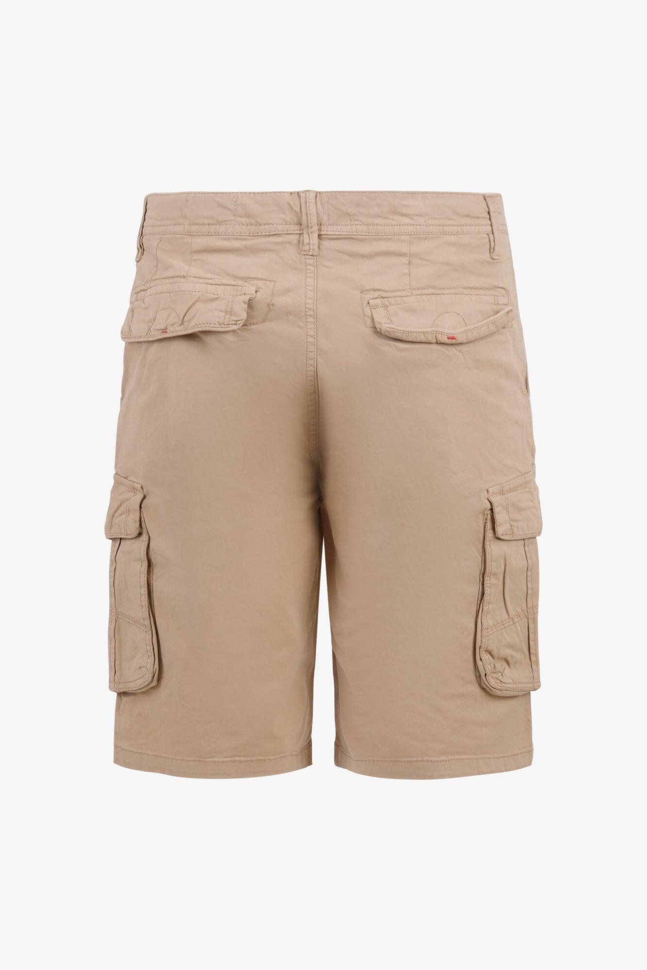 Bermuda Aviazione Esercito kaki in cotone uomo 2/4