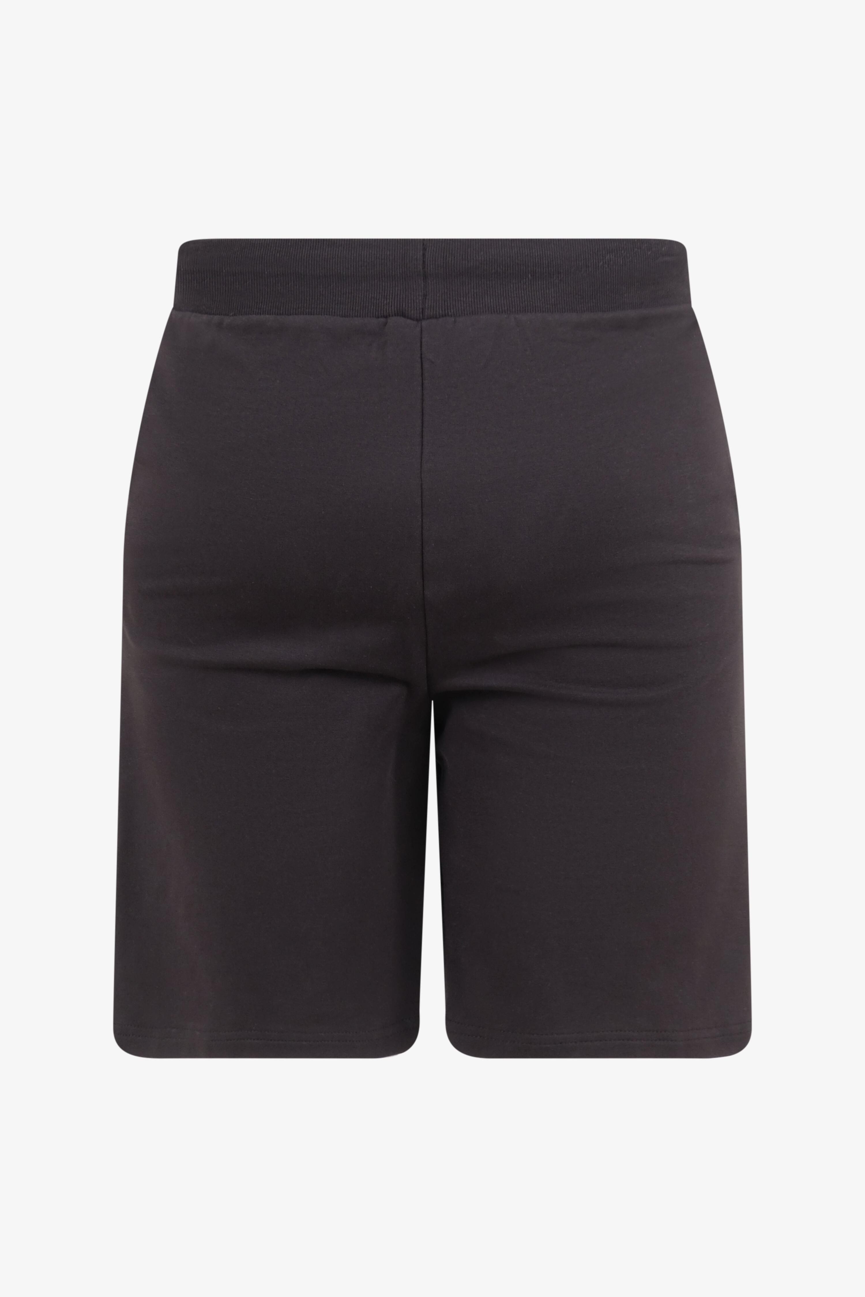Bermuda joggers Esercito neri in cotone uomo 2/4