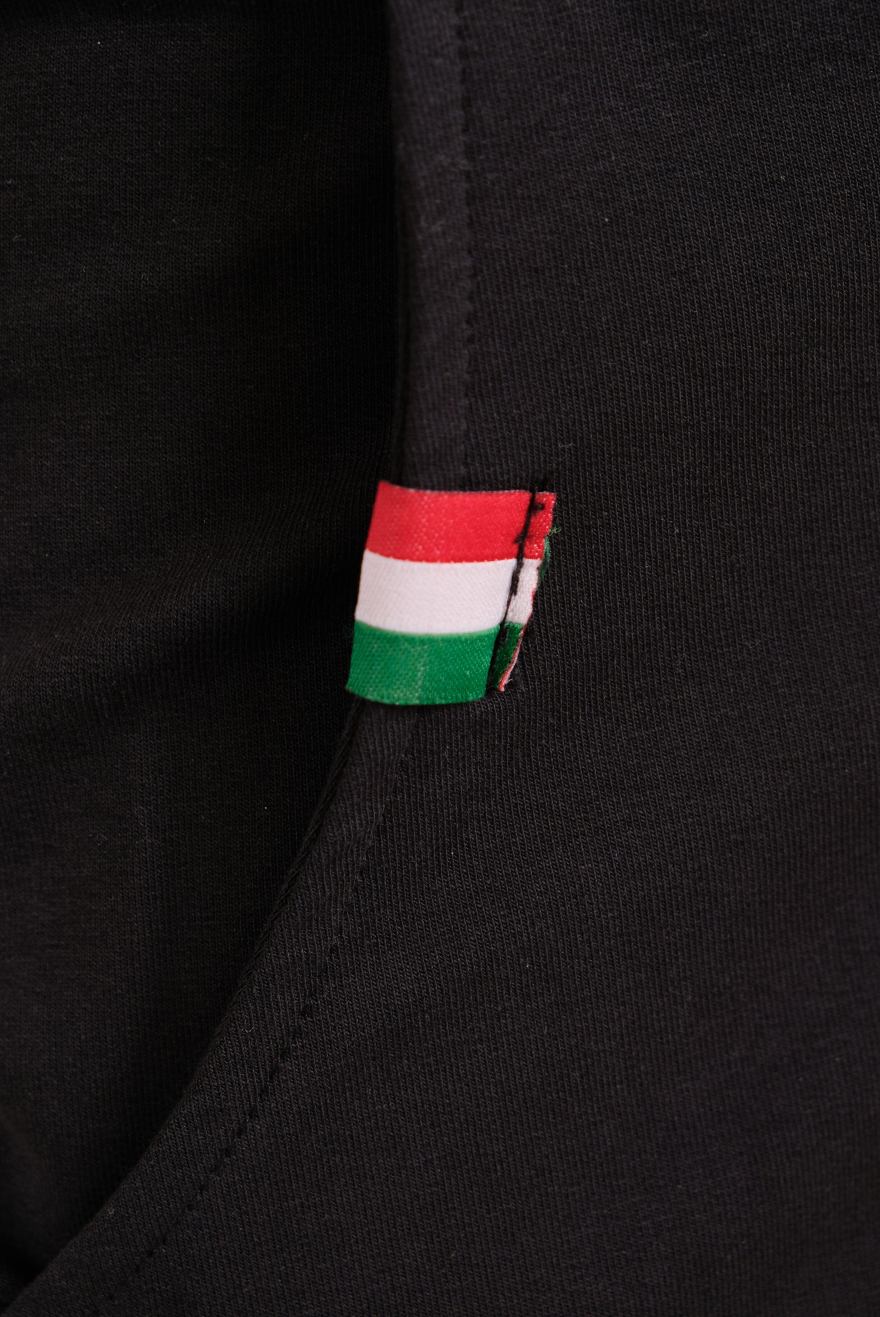 Bermuda joggers Esercito neri in cotone uomo 4/4