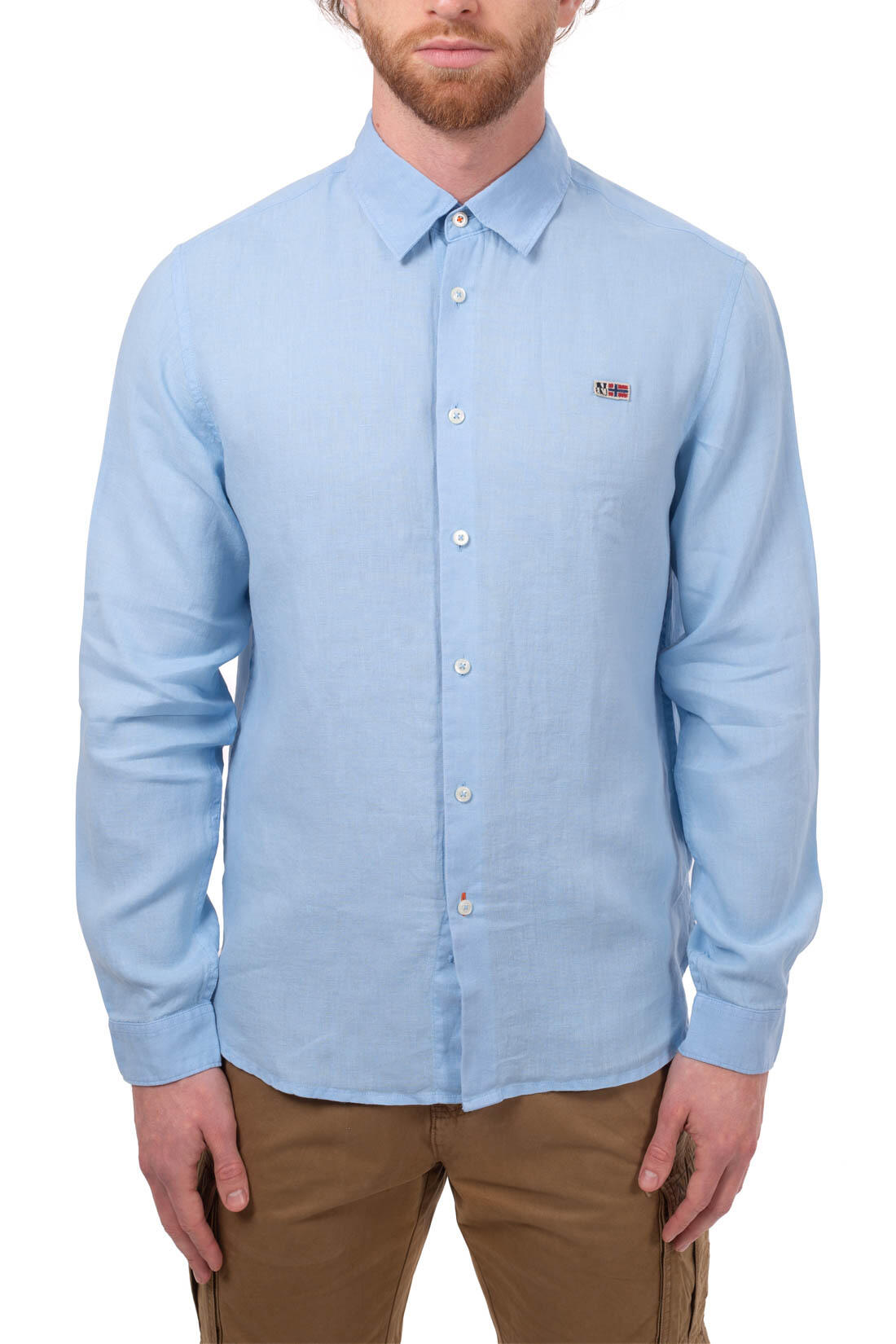 Camicia uomo Gilbert in lino 2/4