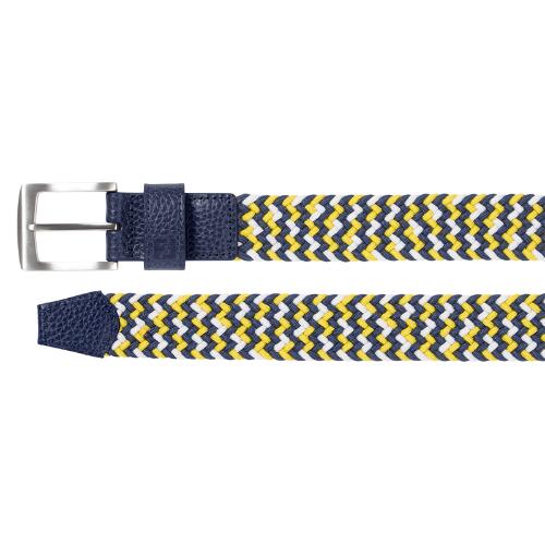 Footjoy Braided Golfriem Heren Navy/Wit/Taxi 4/4