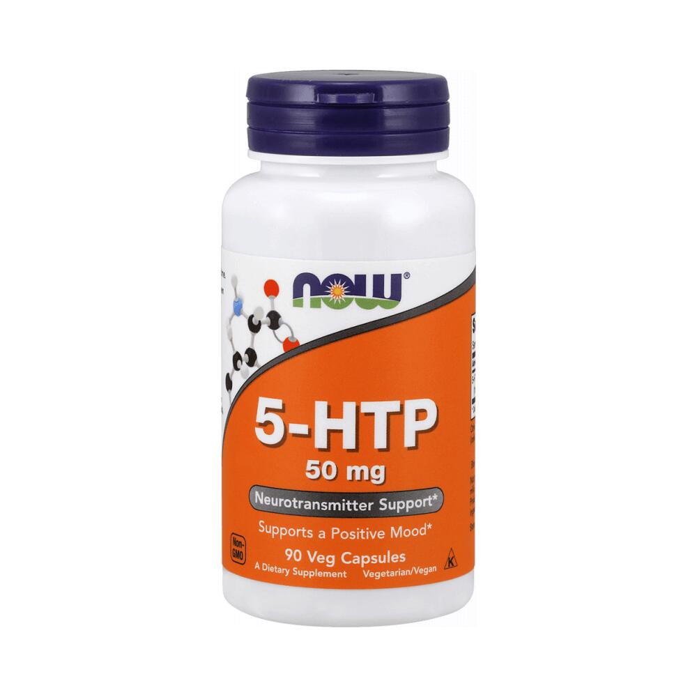 NOW FOODS Now Foods 5-HTP 50mg (90) Standard - Vitaminen, mineralen & gezondheid - 5-HTP