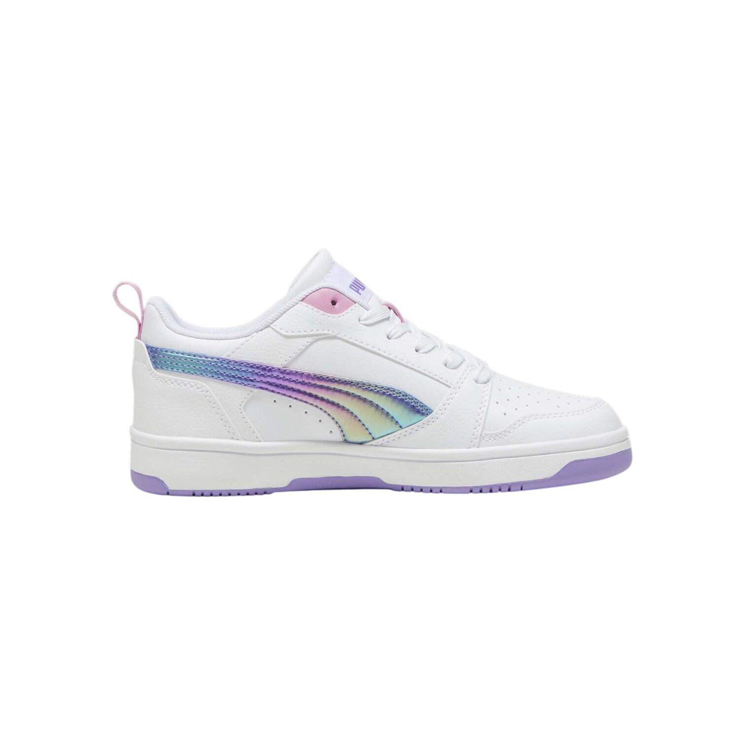 Puma Rebound V6 Lo JR – Tênis Feminino com Visual Esportivo 2/3