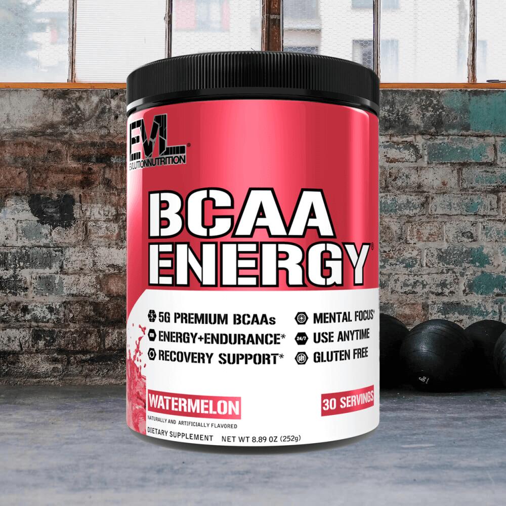 EVL Nutrition BCAA Energy (30 serv) Watermelon - Acides aminés - BCAA 2/3
