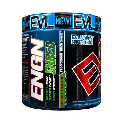Evl nutrition engn shred (30 serv) cherry limeade - pre-workout