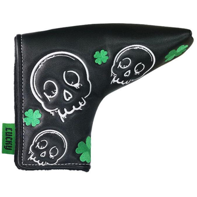 Legend Putter Headcover Lucky Zwart Groen 1/4