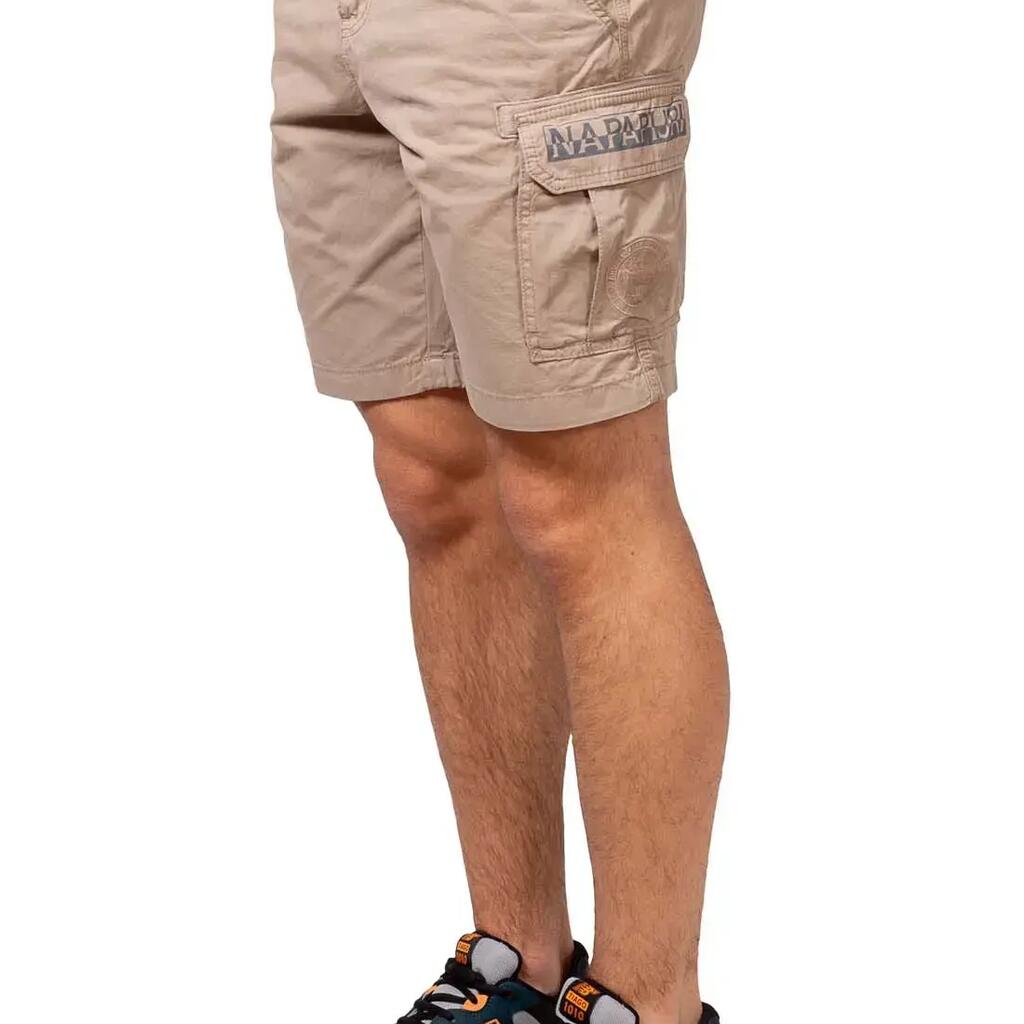 Bermuda cargo para hombre - Beige - 100% cotton
