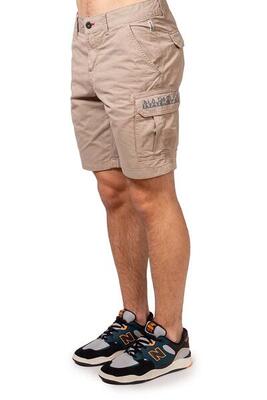 Bermuda cargo uomo con doppio logo