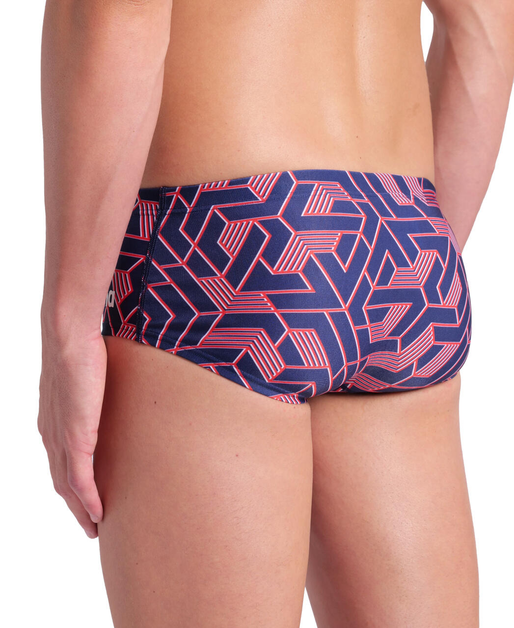 Slip de bain Arena Escape Low Waist Équipe Rouge-Blanc-Bleu 5/5