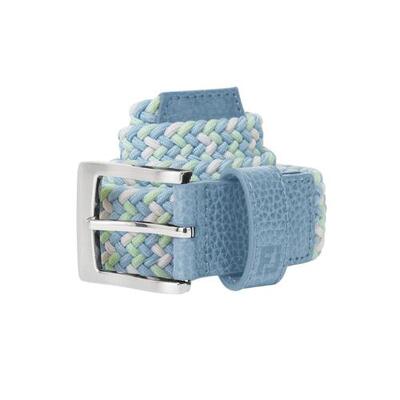 Footjoy braided golfriem heren bluejay/wit/pistache