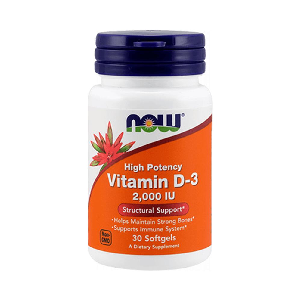 NOW FOODS Now Foods Vitamin D3 2000IU (30) Unflavoured