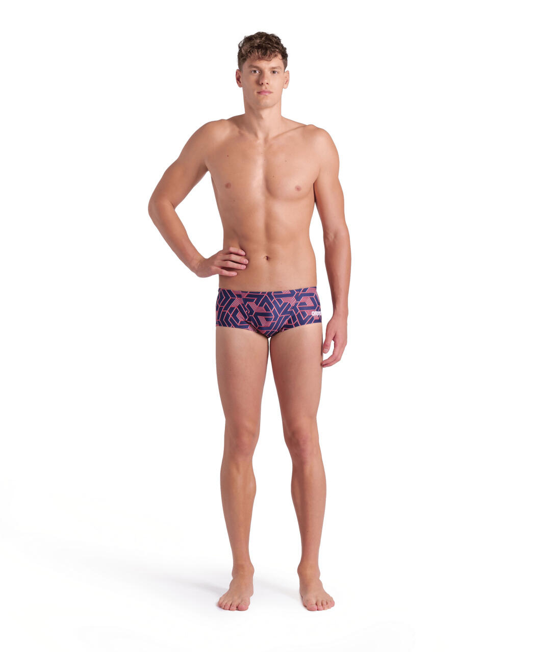 Slip de bain Arena Escape Low Waist Équipe Rouge-Blanc-Bleu 2/5