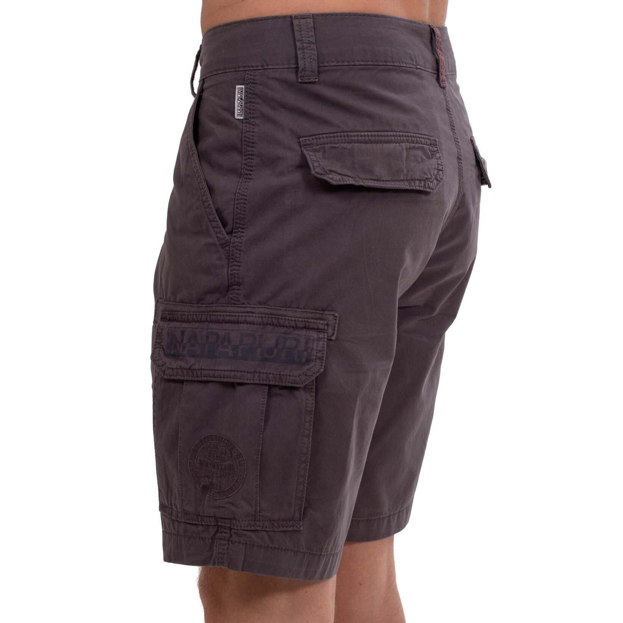 Napapijri - Bermuda Cargo Uomodoppio Logo - Bermuda - Bleu|gris - Decathlon