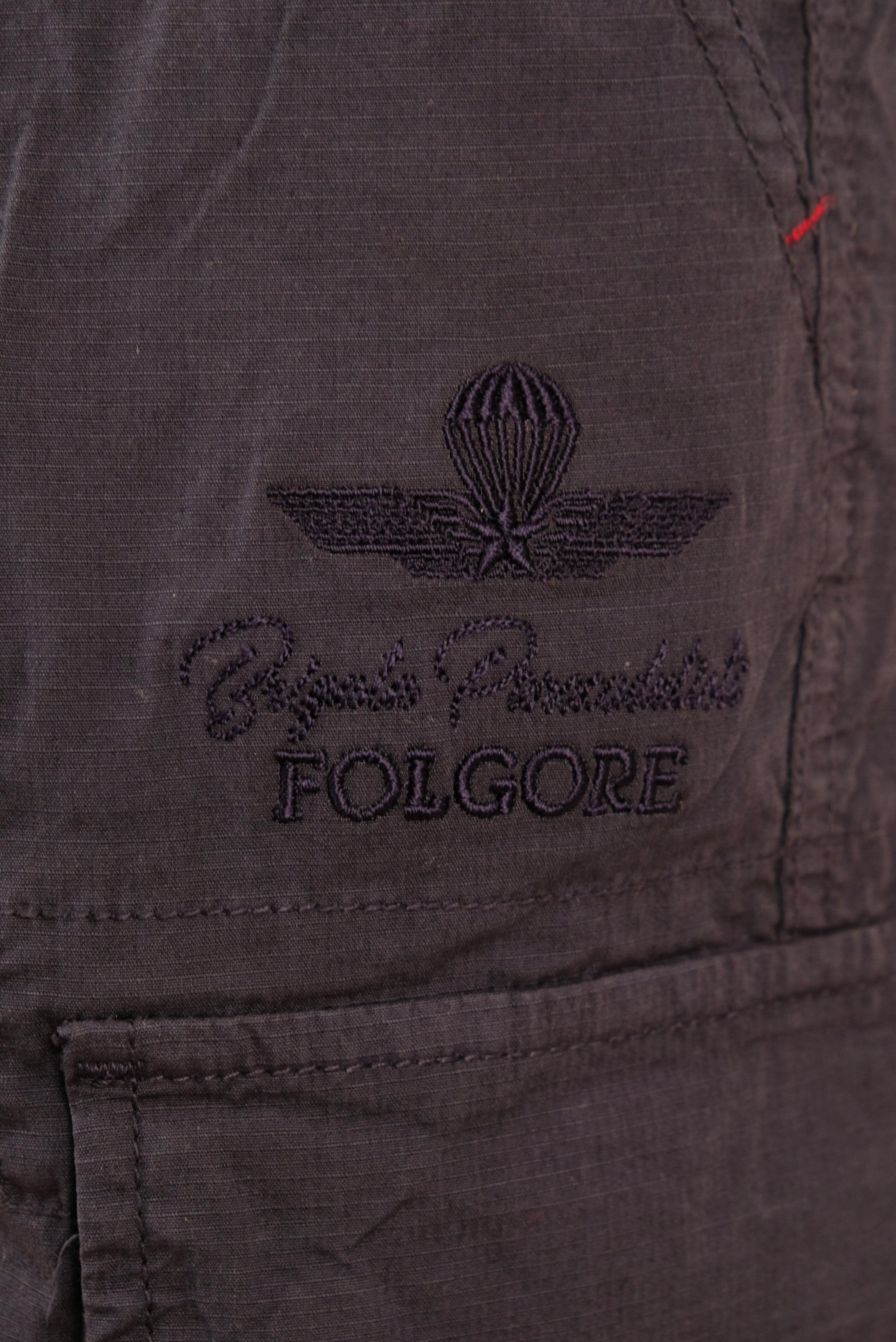 Bermuda Folgore blu in cotone uomo 3/4