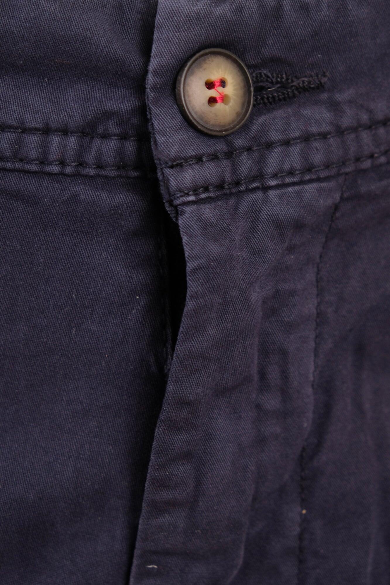 Bermuda Folgore blu in cotone uomo 4/4
