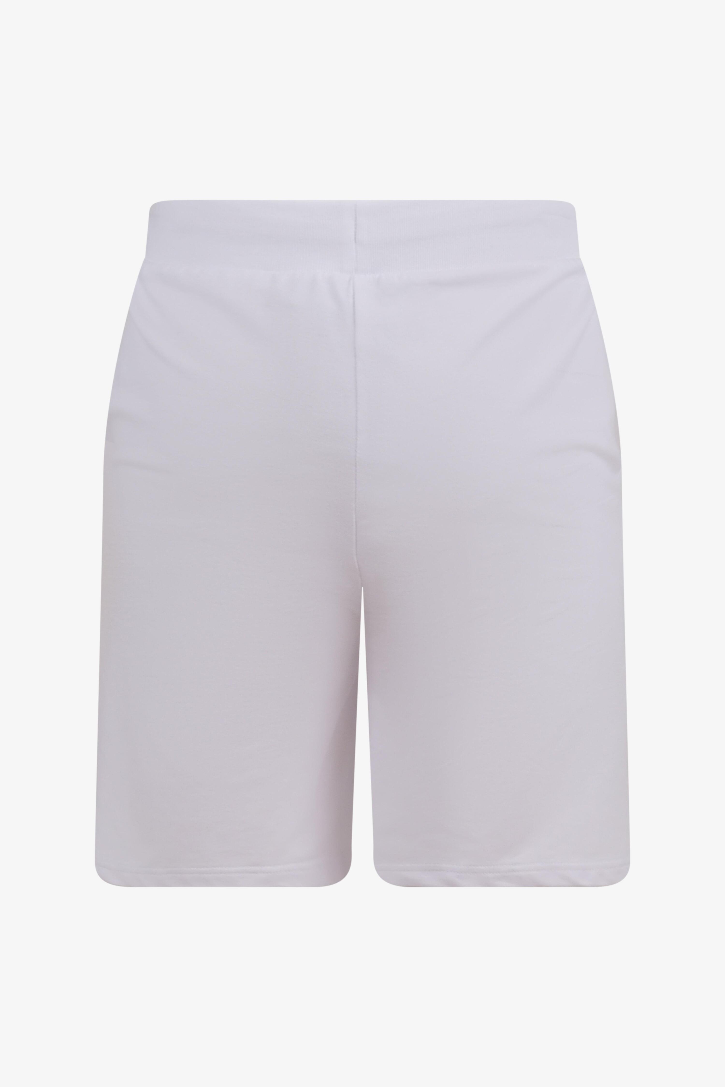 Bermuda joggers Esercito bianchi in cotone uomo 2/4