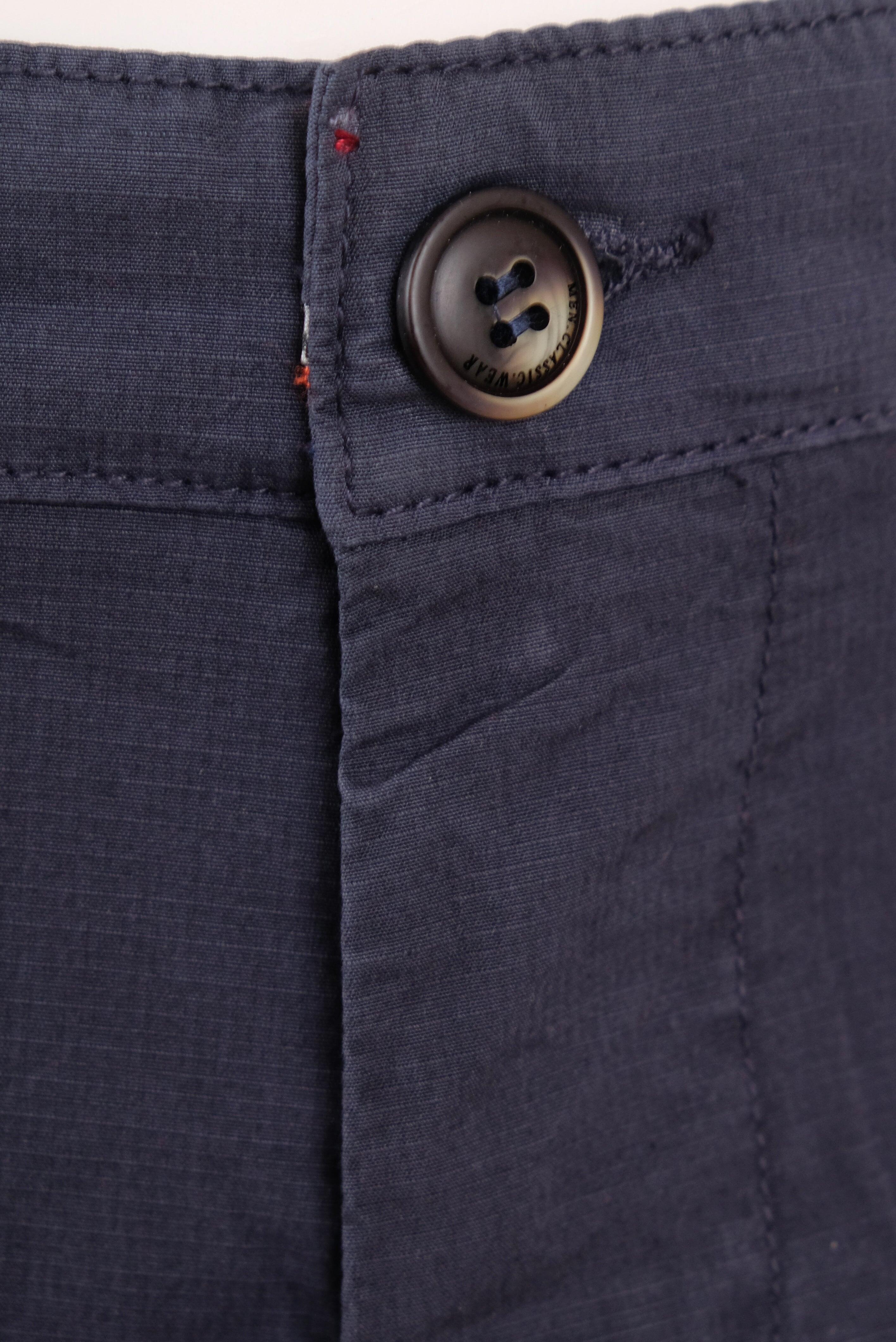 Bermuda Folgore blu in cotone uomo 4/4