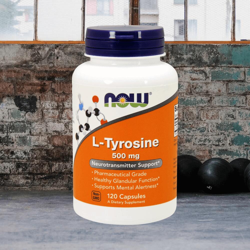 Now Foods L-Tyrosine 500mg (120) Standard - Acides aminés 2/3