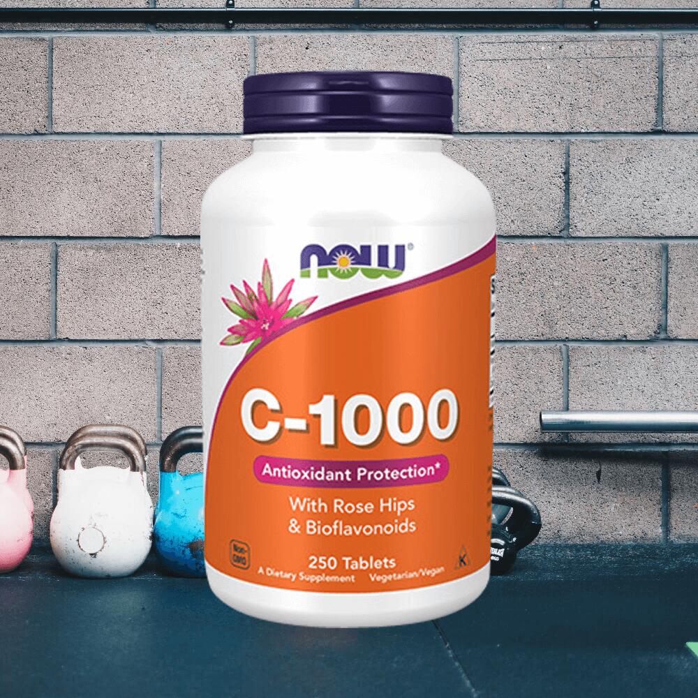 Now Foods C-1000 with Rose Hips & Bioflavonoids (250 Tabs) Unflavoured 2/3
