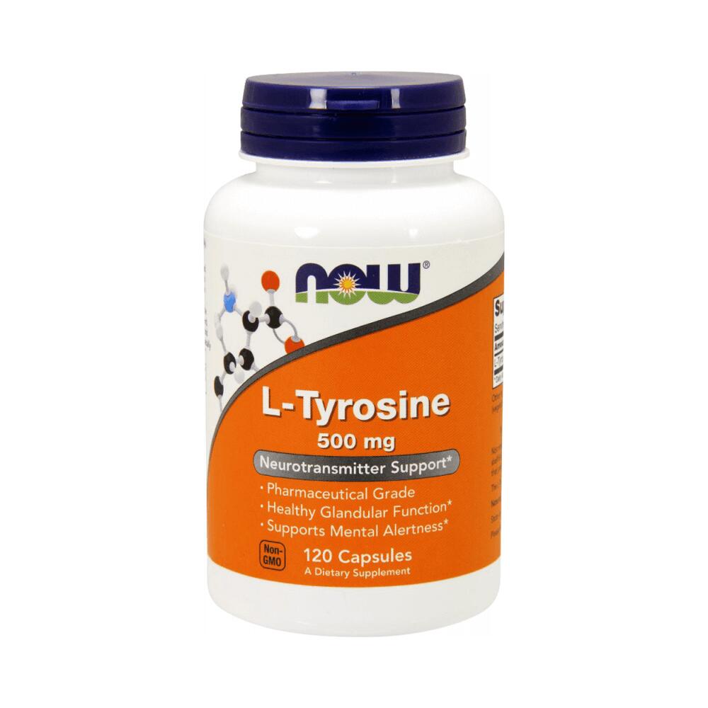 NOW FOODS Now Foods L-Tyrosine 500mg (120) Standard - Aminoacidi - Miscela di aminoacidi