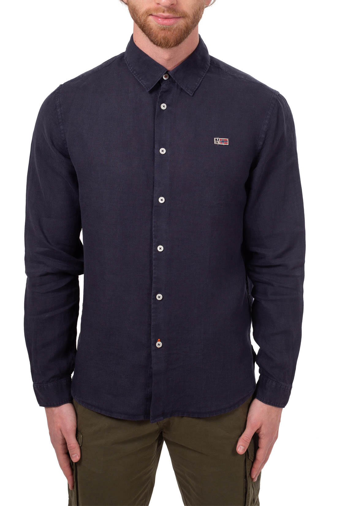 Camicia uomo Gilbert in lino 2/4