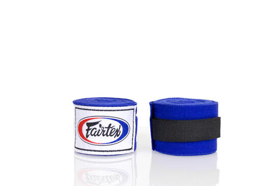 Bandage de boxe - Muay Thai - Mixte - élastique, stabilisant, 4,5 m - bleu