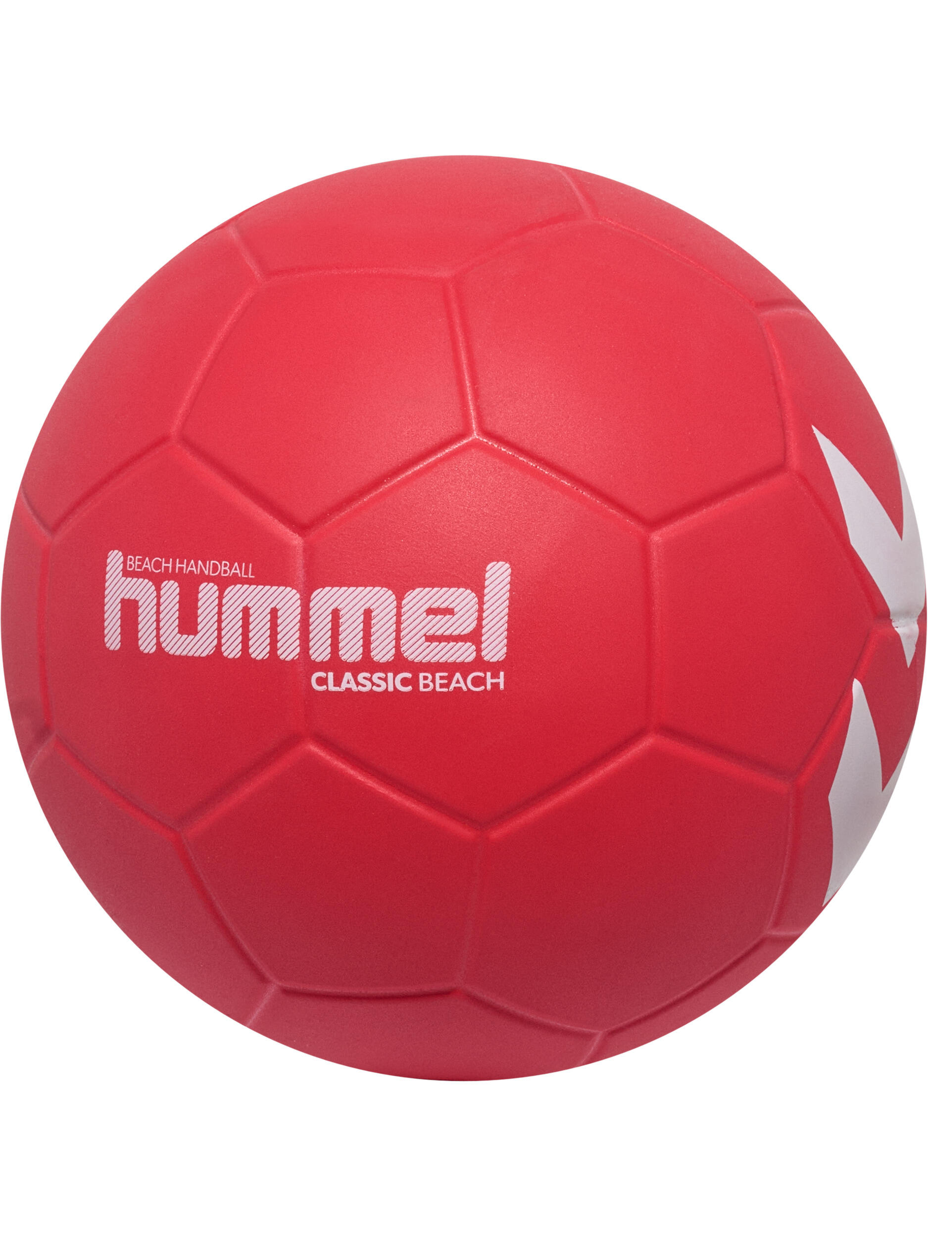 Minge de handbal Hummel Classic Beach HB roșu/alb mărimea 3