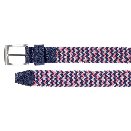Footjoy Braided Golfriem Heren Dark denim/Roze/Skyway 4/4
