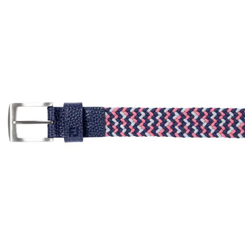 Footjoy Braided Golfriem Heren Dark denim/Roze/Skyway 3/4