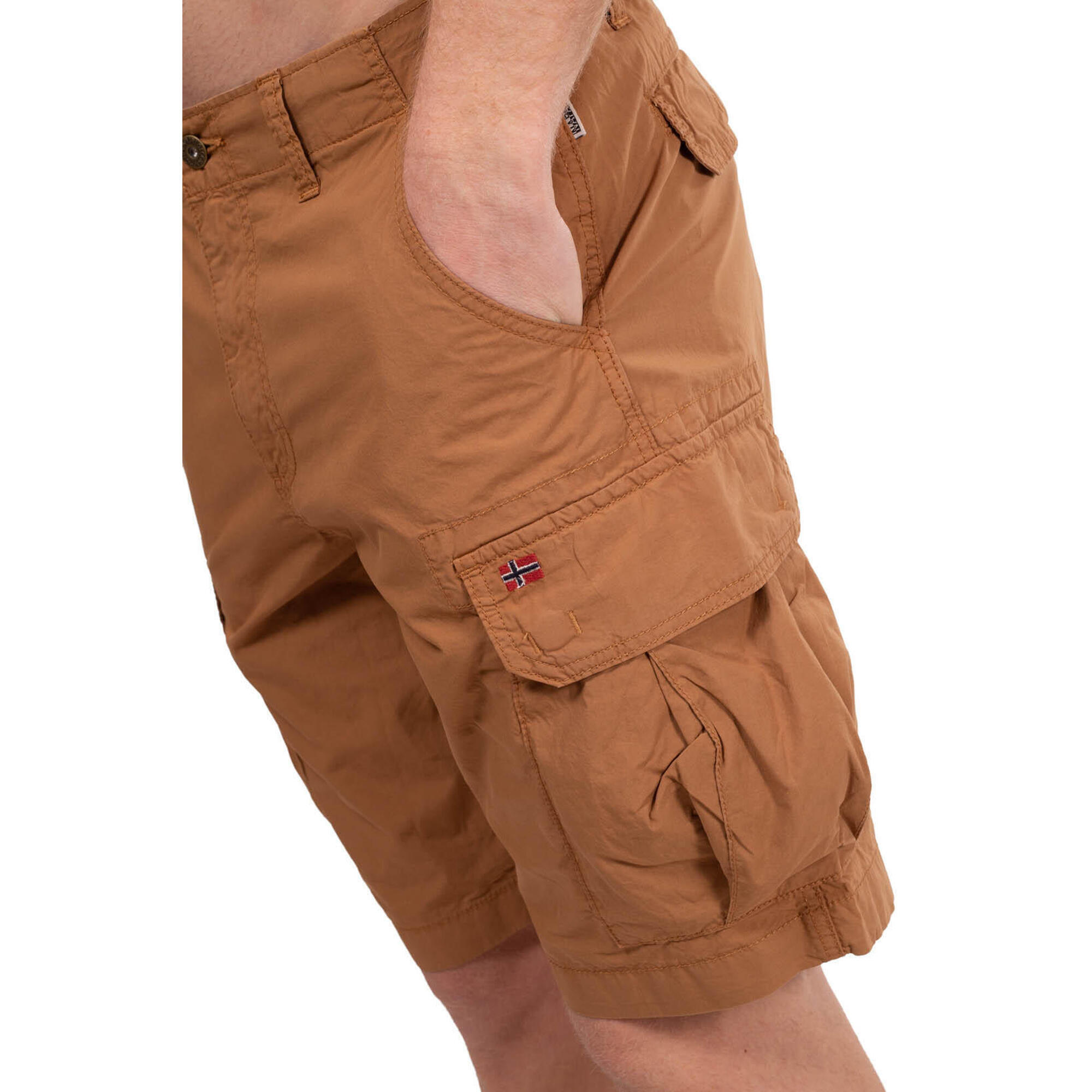 Napapijri - Bermuda Cargo Uomo - Bermuda - Marron - Decathlon