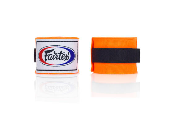 Bandage boxe - Muay Thai - 4,5 m élastique - HW2 - orange