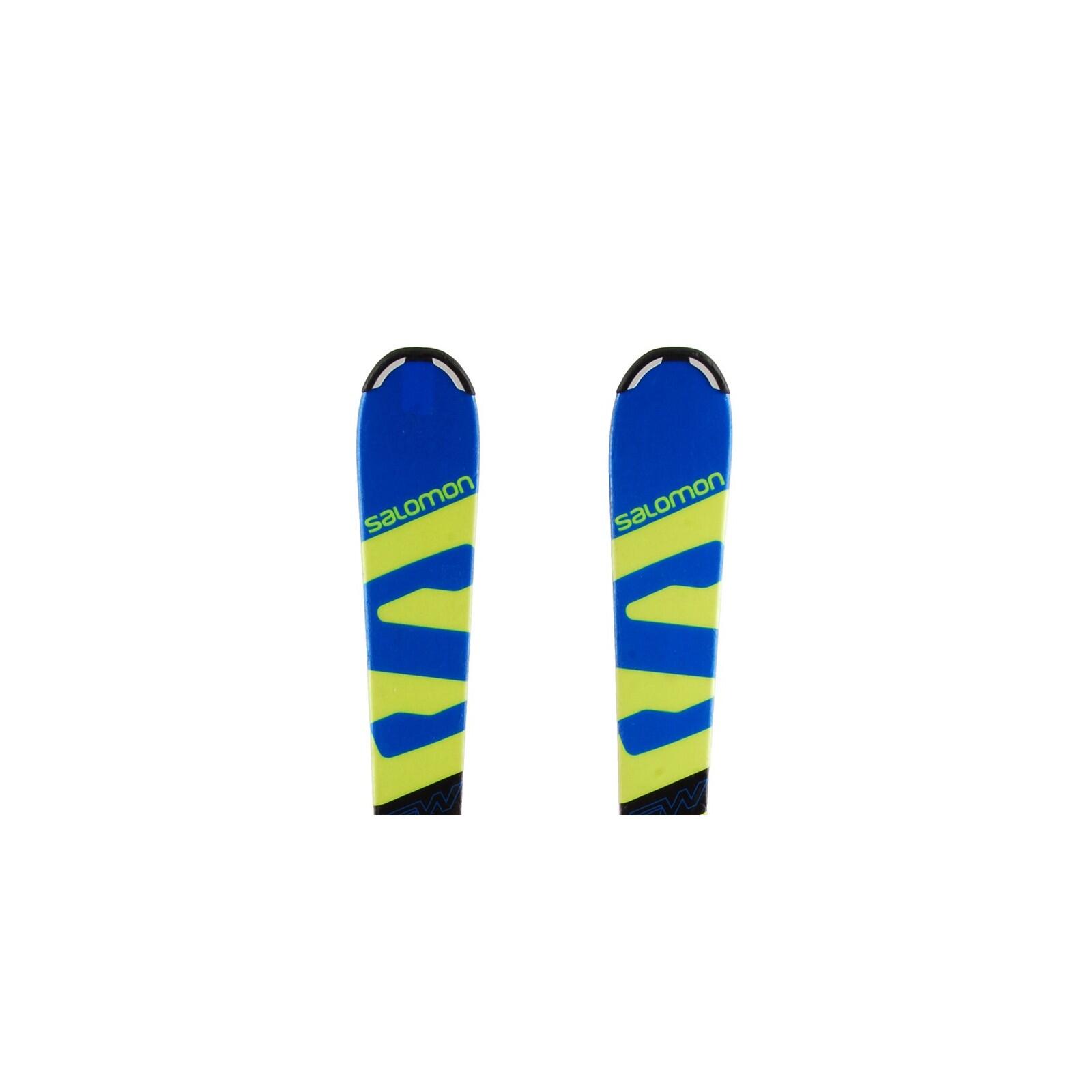 RECONDITIONNE - Ski Junior Salomon X Race Sw + Fixations 2/4