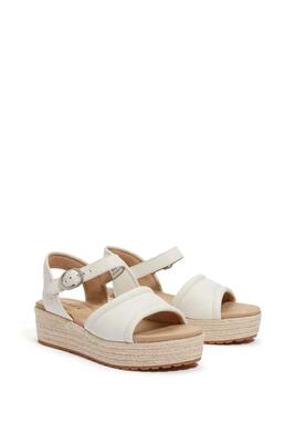 Sandalen - dames - ergonomische inlegzool, volnerfleer - khaki