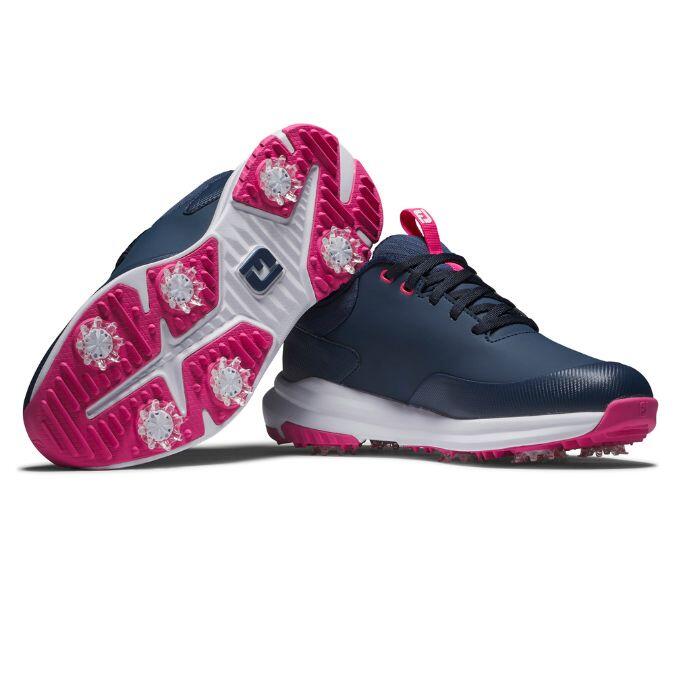 Footjoy Dames Golfschoenen Tour Rival Navy Pink 2/5