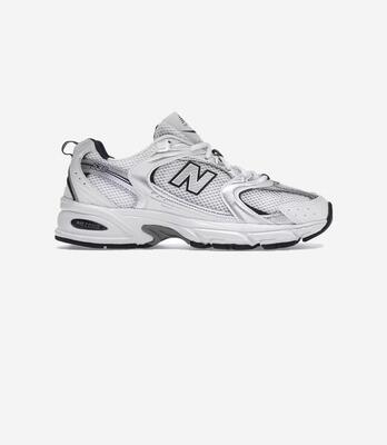 New Balance 530 White Silver Navy