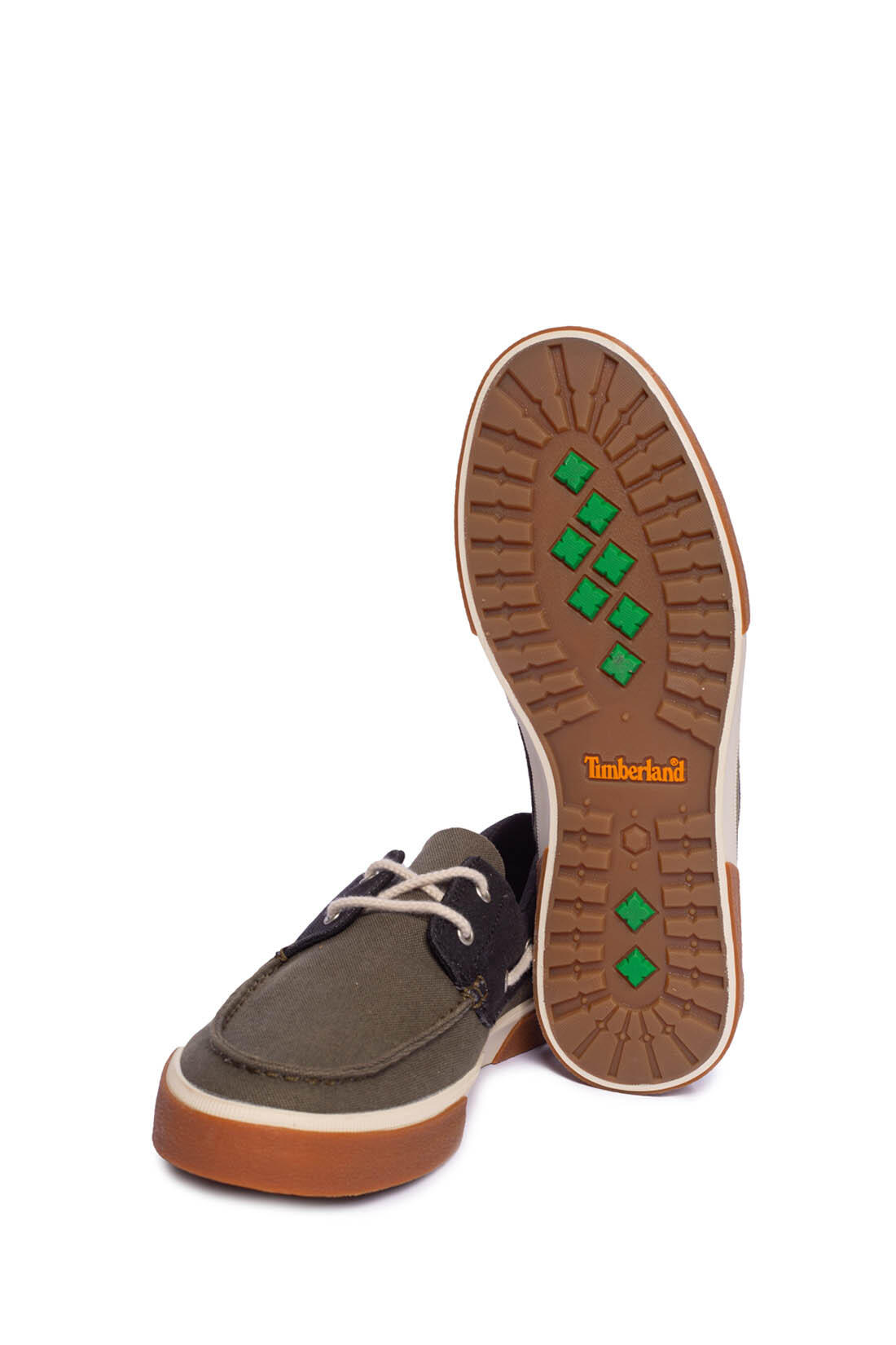 Scarpe da barca uomo in canvas 2/5