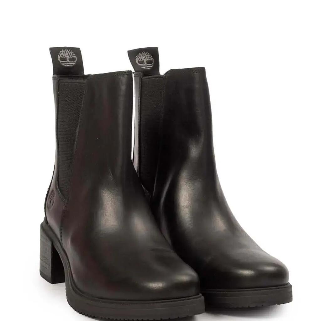 Timberland chelsea chukka boots - women's wide fit - full-grain leather - black