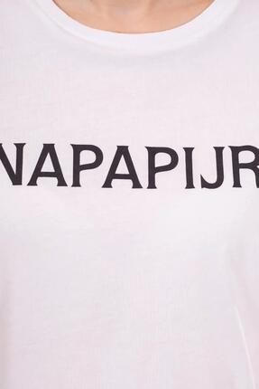 T-shirt - Femme - Coton manches courtes - Blanc