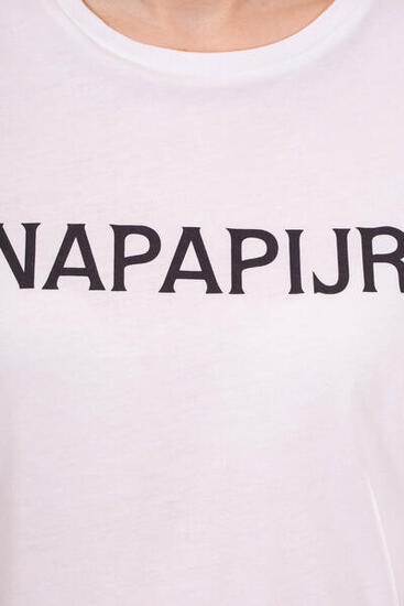 T-shirt - Femme - Coton manches courtes - Blanc