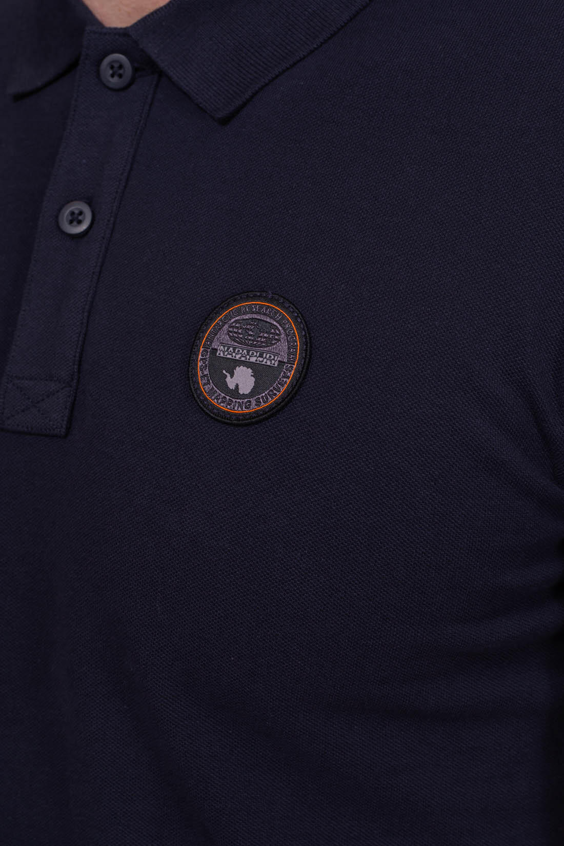 Polo uomo con patch logo 4/4